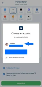 Pendaftaran lewat Media Sosial