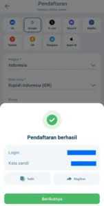 Pendaftaran lewat Media Sosial